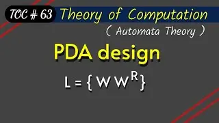 PDA design for ww^r | WW^R