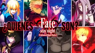 『FATE/STAY NIGHT: UNLIMITED BLADE WORKS』¿QUIENES SON TODOS LOS SERVANTS QUE APARECEN?