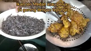 cara goreng ikan teri Medan atau penja