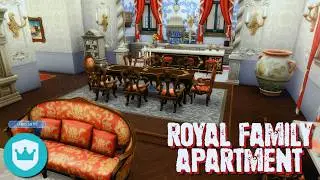 ROYAL FAMILY APARTMENT 👑 the sims 4: royalty & legacy | speed build [early access]