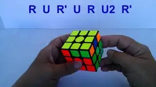 Rubik's Cube -- 2-Look OLL:  Sune (3x3)