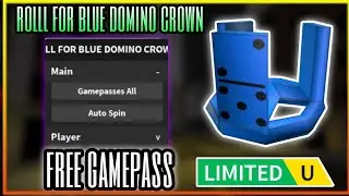 [ FREE UGC ] ROLL FOR BLUE DOMINO CROWN! - Free Gamepasses & Instant Fast Spin