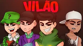4LIFE! - Vilão🃏Feat. Jeall, Aklipe, Cabralzin & Vict) [Official Visualizer]
