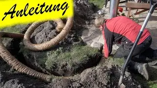 Dach Entwässerung selber anlegen.