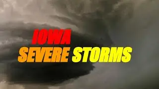 Iowa Hail and Tornado Warned Supercell