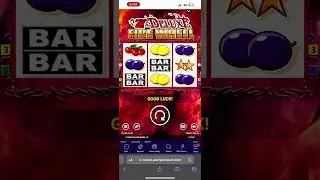 7s Deluxe FIRE WHEEL max bet spins