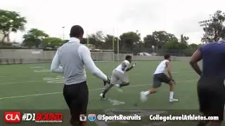 College Football Recruit Workout: Salesian HS (CA) Exclusive - CollegeLevelAthletes.com