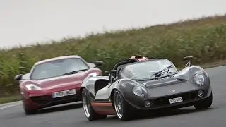 Lola T70 replica vs McLaren MP4-12C: the ultimate production and kit cars