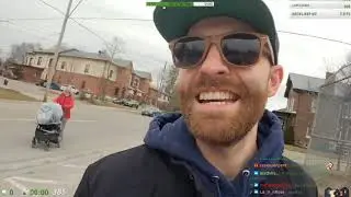 awkward interaction during IRL stream