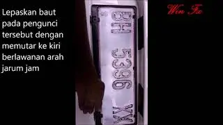 Cara membuka Plat nomor mobil