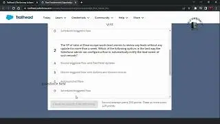 Flow Fundamentals Superbadge Unit  || Quiz Trailhead Answers 