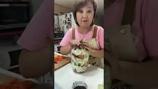 Pickled cabbage with beets
