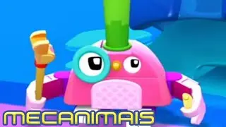 Mecanimais Brasil Português 🤖🐸🇧🇷  Ilha do Vulcão de Balões 🤖🐸🇧🇷  S02 E12 (New - HD!)