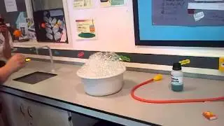 Methane Bubbles at school!