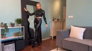 How I introduce my leather outfits 😎 