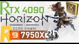 7950X3D + RTX 4090 2K PERFORMANCE | HORIZON ZERO DAWN 1440p BENCHMARK | DLSS ON vs OFF