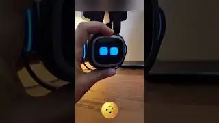 emo robot is in upside down 