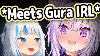 Okayu Talks About Meeting Gura IRL and Third-Wheeling Kiara...【Hololive】