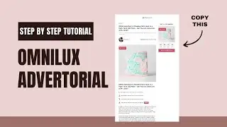 Shopify Advertorial Combo 2024 👉 Omnilux Shopify Advertorial Tutorial 2024