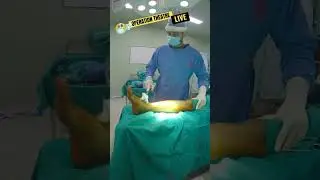 LIVE Operation Theatre Prep 😷| Tibia Nail Fixation 