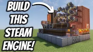 How to build a Compact, Automatic, Level 9 Create Mod Steam Engine!
