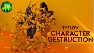 Tyflow Character Destrution Tutorial | 3DsMax & Tyflow