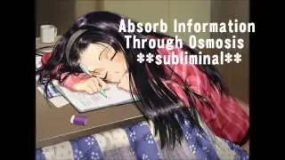 Get Smarter While Sleeping! **SUBLIMINAL** //READ DESCRIPTION