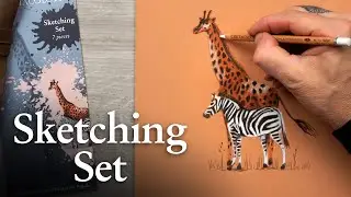 How to use Cretacolor's SKETCHING Set | Easy drawing TUTORIAL | Product Description