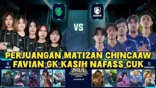 PERJUANGAN MATI2AN CHINCAW LAWAN FAVIAN, GK DIKASIH NAFAS LAGI INI - TEAM FALCONS VEGA VS LIQUID