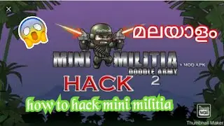 How to download mini militia mod apk 100% working 💰💰☝☝ in malayalam | HACKER ZONE.