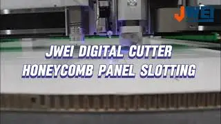 JWEI Digital Cutter Honeycomb Panel Slotting