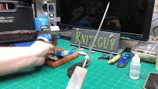 KME full height convex maintenance knife sharpening