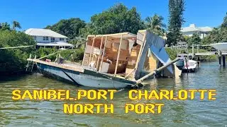 ⚠️HURRICANE IAN| Driving through Northport & Port Charlotte| Floating￼ TINYHOUSE UPDATE