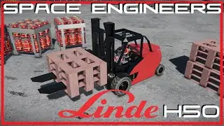 [SPACE ENGINEERS] Realistic Forklift - Linde H50 - VANILLA