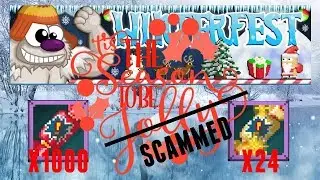 Growtopia| Winterfest - USING 24DELUXE CRACKERS AND 1000NORMAL CRACKERS!