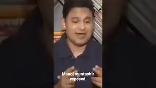 Manoj muntashir Runs out from debate on Vibhishan's wife scenes #adipurush #exposed #viral