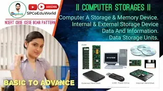 what is computer storage | what is computer memory | types of computer memory