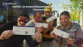 Teatteri- ja konserttilippu käy bussilippuna Joensuussa, Kontiolahdella ja Liperissä.