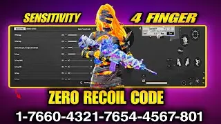 🔥 NEW UPDATE 4.5 😱 | PUBG MOBILE/BGMI SENSITIVITY SETTINGS 2026 | PRO ZERO RECOIL SENSITIVITY CODE 