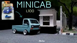Matcbox custom subaru sambar converted to mitsubishi l100 / minicab