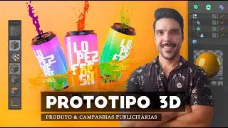 Curso de 3D para Produtos & Campanhas Publicitárias, com Cinema 4D & Octane Render