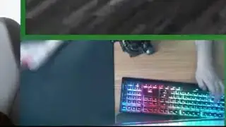 Fruit flicks his mouse to the floor during MC Mayhem