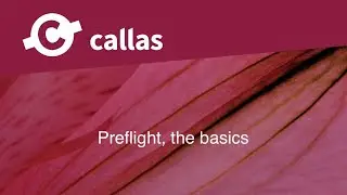 Preflight, the basics