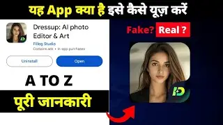 how to use Dressup: Al photo Editor & Art app | Dressup: Al photo Editor & Art app kya hai