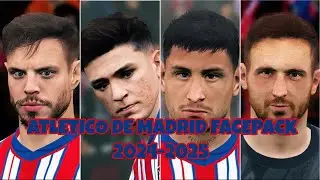 PES 2017 | ATLETICO DE MADRID FACEPACK 24/25