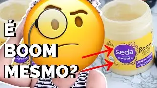 MELHOR CREME PARA CABELO CRESPO?? Seda Boom | LARGANDO O DOCE