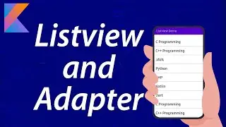 ListView in Android in Kotlin | Array Adapter | Android Tutorials in Hindi