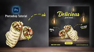 Trendy Social Media Post Design I Post Design in Photoshop I