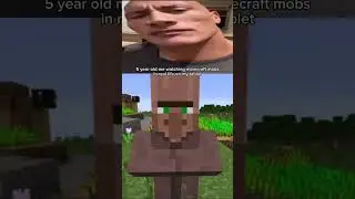5 year old me watching Minecraft mobs in real life on my tablet