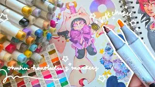 let's try ohuhu's new honolulu s markers ⟡